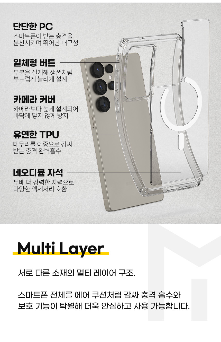 갤럭시 S22 울트라 퓨어쉴드 맥세이프 디자인 상세 이미지 22